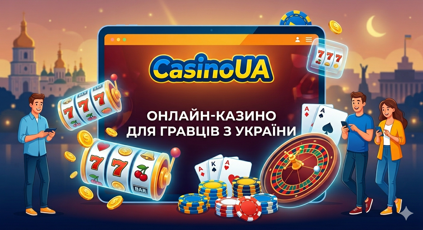 CasinoUA — головна сторінка онлайн-казино для гравців з України